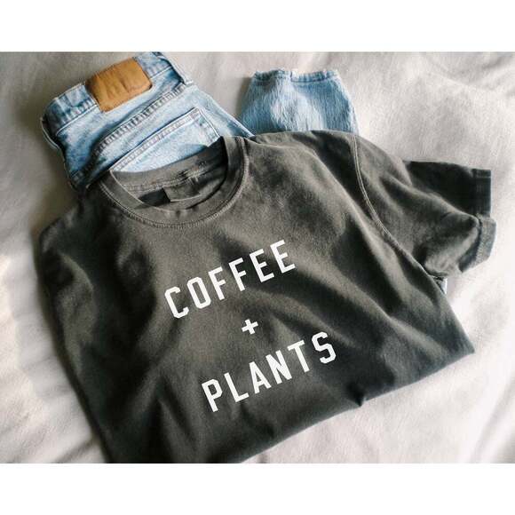 Coffee + Plants Graphic Tee - Picture 1 of 3